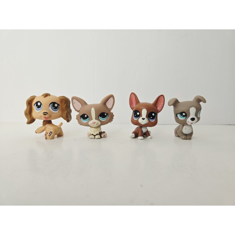 Littlest Pet Shop figure lot dogs 1864 92 1463 1318 cocker spaniel